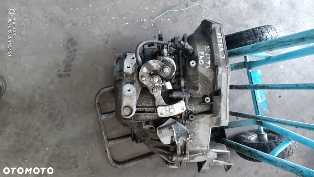Skrzynia biegów Opel Astra j 2.0 cdti f40 6biegów - 2