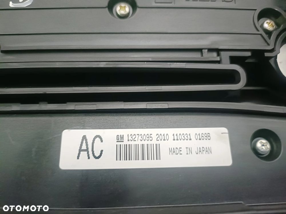 OPEL INSIGNIA A 08-17 panel nawiewu klimatyzacji + panel sterowania radiem * - 5