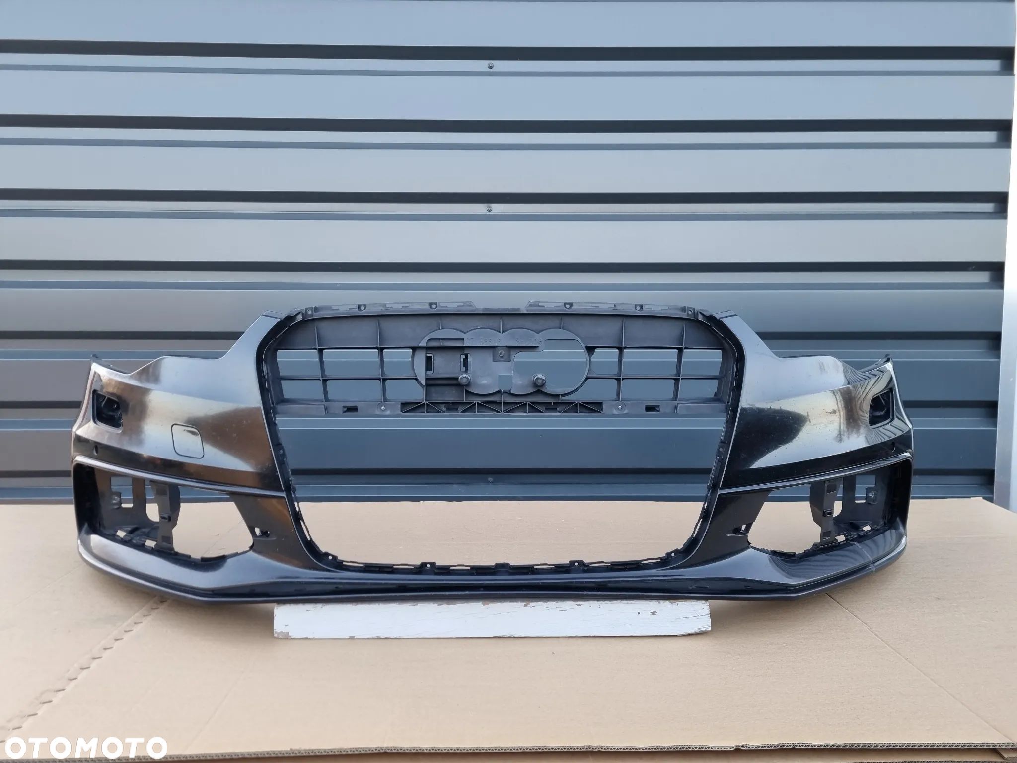 Audi A6 C7 S-LINE 11-14 zderzak przód oryginał MB014 - 1