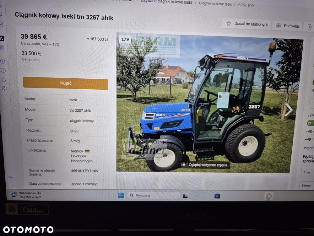 Kubota B2231 ISEKI 3267 JAK NOWY - 15