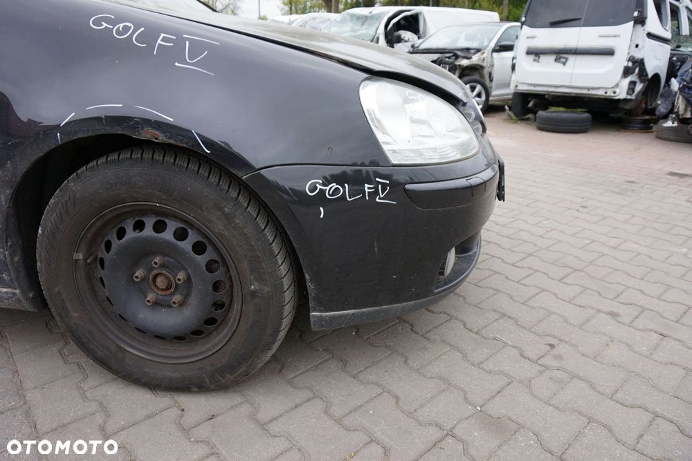 MASKA ZDERZAK BŁOTNIKI LAMPY GOLF V LC9Z  VOLKSWAGEN 2003-2009 CZARNY PRZÓD KOMPLETNY - 19