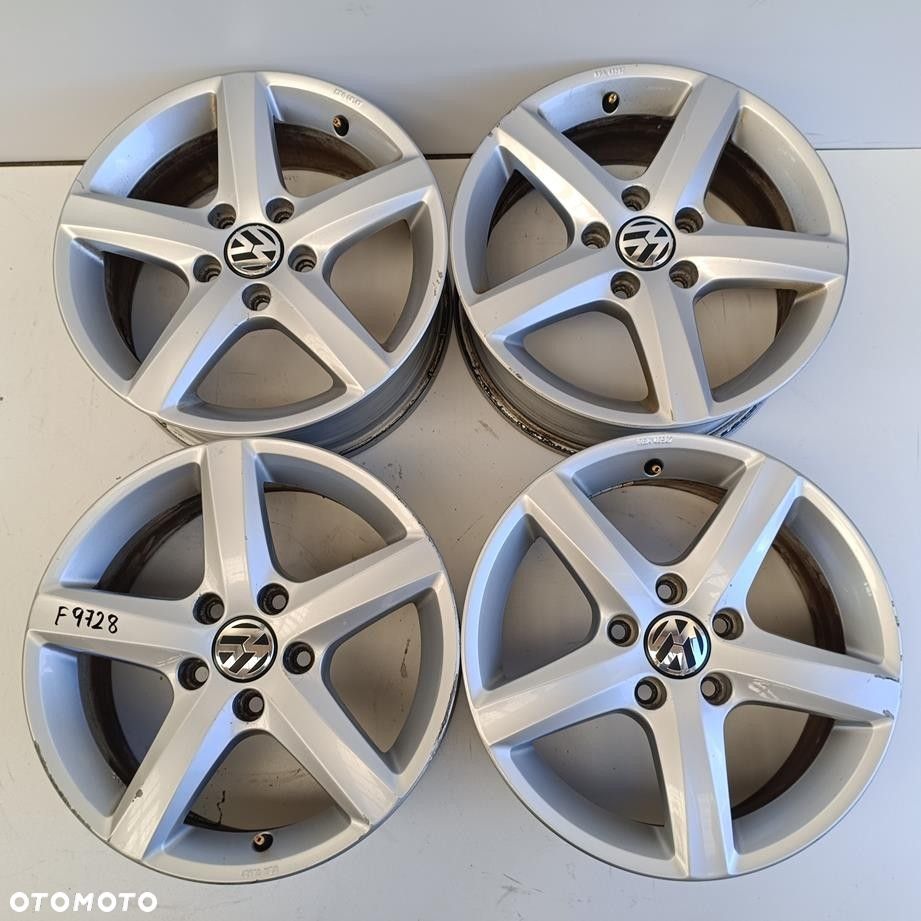 Alufelgi 5x112 16 Vw Passat Caddy Golf Eos 3AA071496 4szt (F9728) - 1