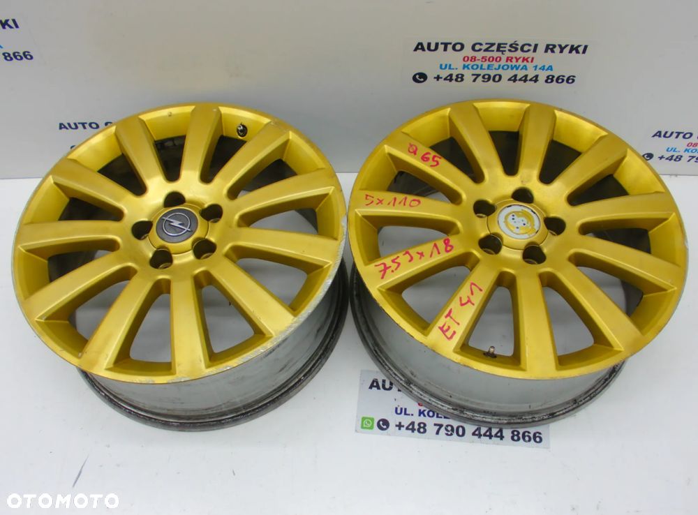 Opel Felgi Aluminiowe  5x110  7.5Jx18  et41 - 1