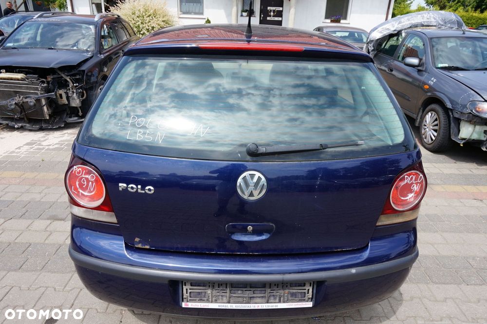 KLAPA BAGAŻNIKA TYLNA POLO IV 9N 5D HB LB5N  GRANATOWY VOLKSWAGEN 2001-2004 - 1