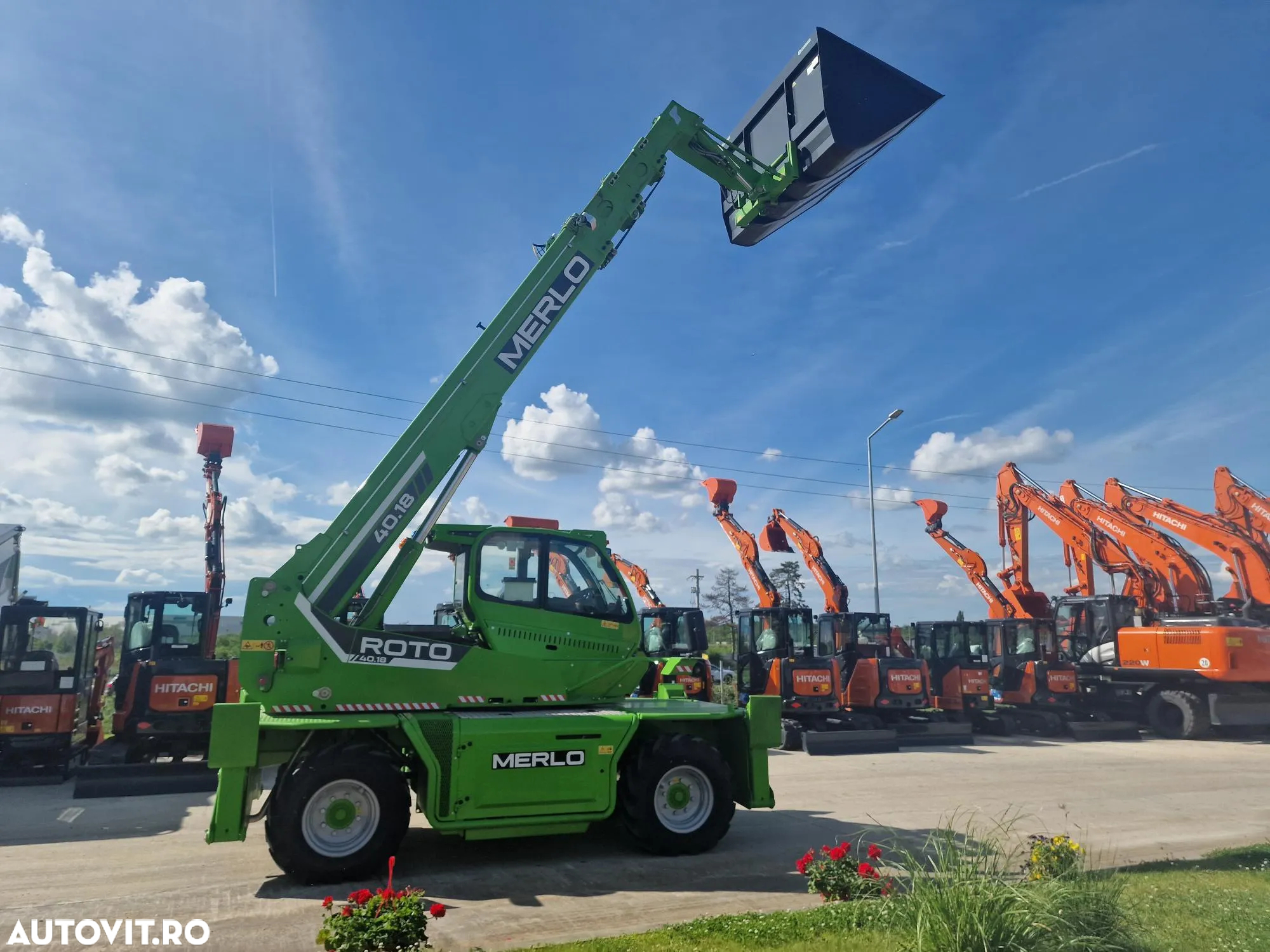 Merlo ROTO la 18m, Furci, cupa, AC, Cupla rapida, posibilitate leasing 5 ani, garantie 2 ani, nefolosit, produs in Italia-PROMOTIE 163.000 EUR+Tva - 15