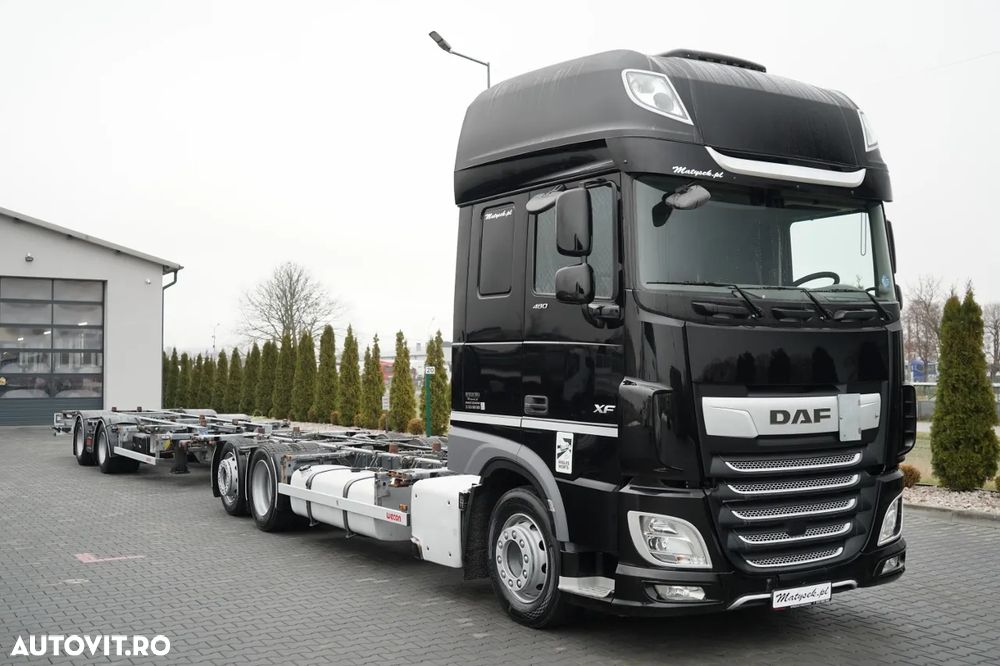 DAF XF 480 / BDF / 6X2 / CUPLAJ TANDEM / SSC / I-PARK COOL / PUNTE RIDICATĂ / WECON / - - 2