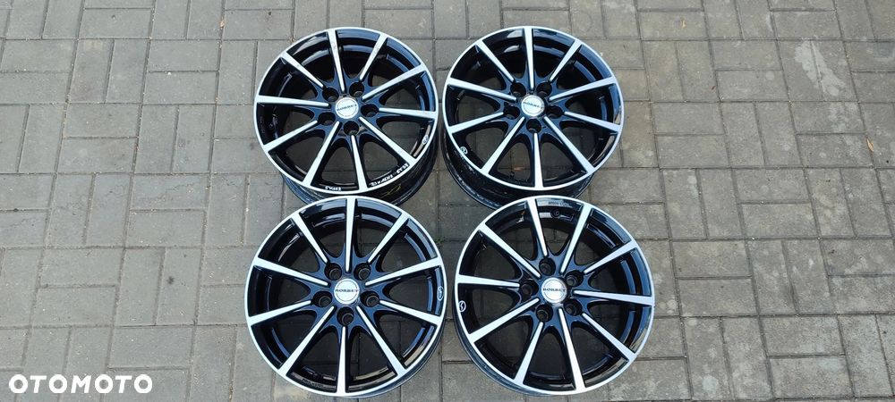 FELGI ALUMINIOWE 5x112 7Jx16 CALI ET37 BORBET fi 57,1 -72 VW AUDI SEAT SKODA MERCEDES I INNE 4 SZTUKI KOMPLET - 1