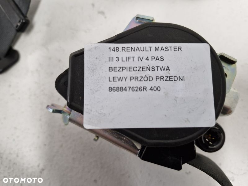 RENAULT MASTER III LIFT IV PAS BEZPIECZEŃSTWA LEWY PRZÓD PRZEDNI 868847626R - 3
