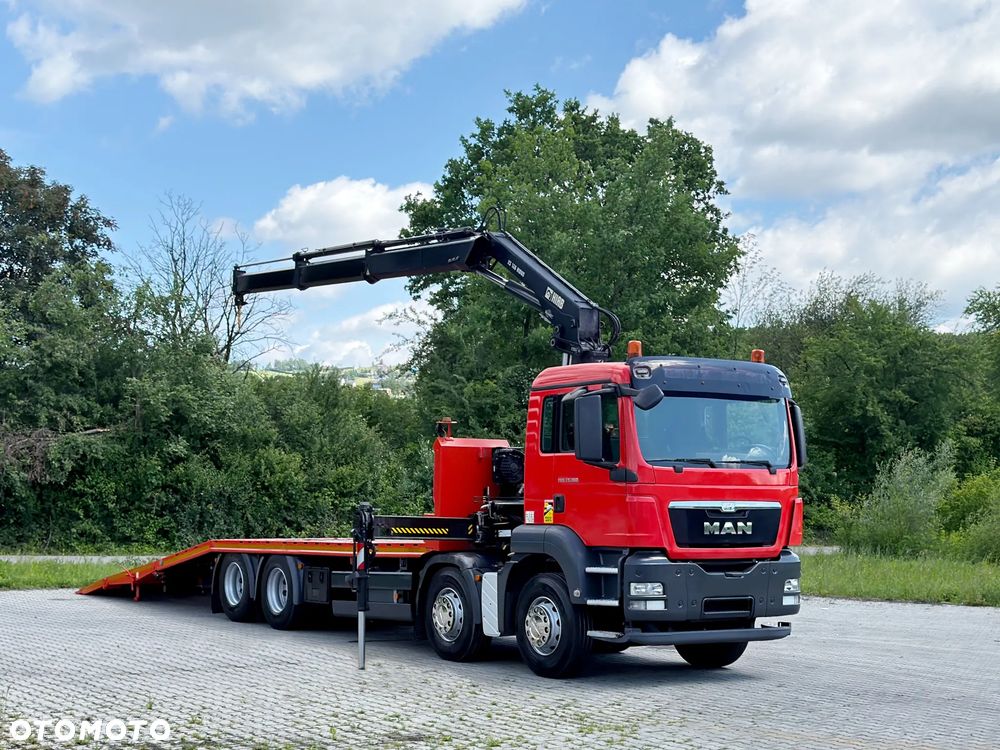 MAN TGS 35.360 * LAWETA 7,80 m * HIAB 166 E - 2 HIDUO + PILOT * STAN BDB - 2