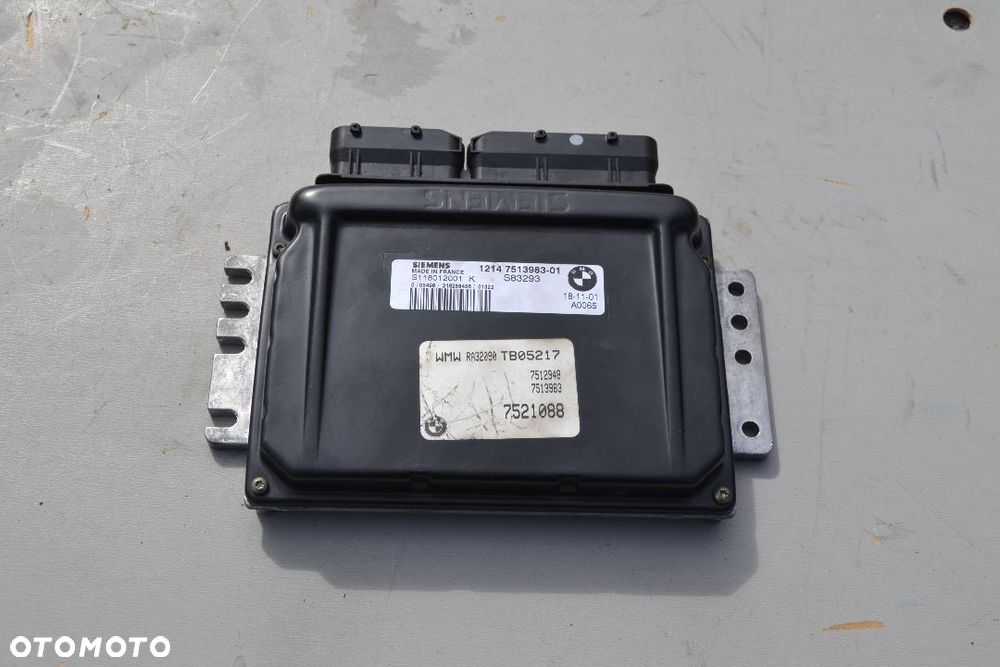 MINI COOPER R50 R52 KOMPUTER STEROWNIK SILNIKA 1,6 S118012001K 7513983-01 - 1