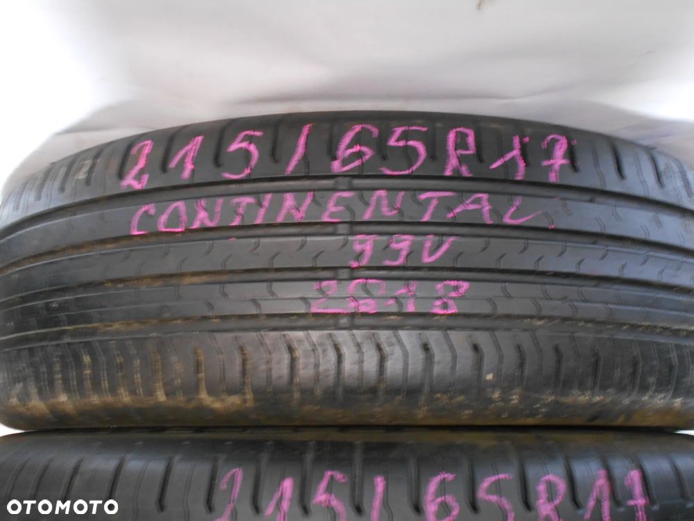 OPONY 215/65R17 CONTINENTAL CONTI ECO CONTACT 5 DOT 4618 7.7MM - 2