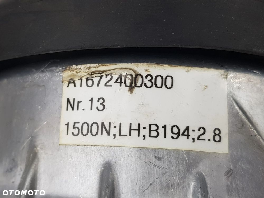 Poduszka Łapa Mocowanie silnika Mercedes A1672400300 - 7