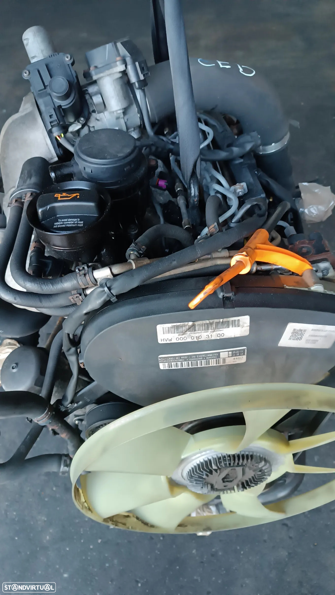 MOTOR VOLKSWAGEN CRAFTER 2.5TDI CEB / CEBA - 4