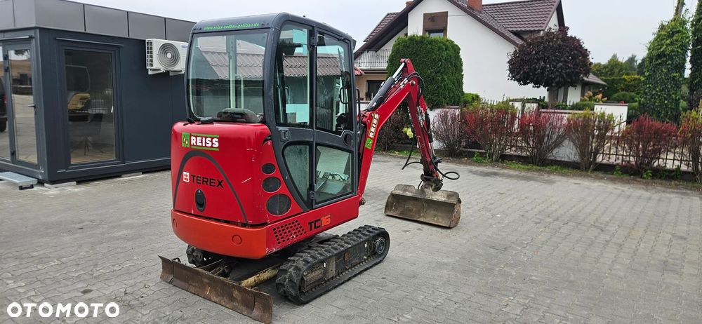 Terex TC 16 poszerzane gąsienice 2 łyżki z Niemiec - 5