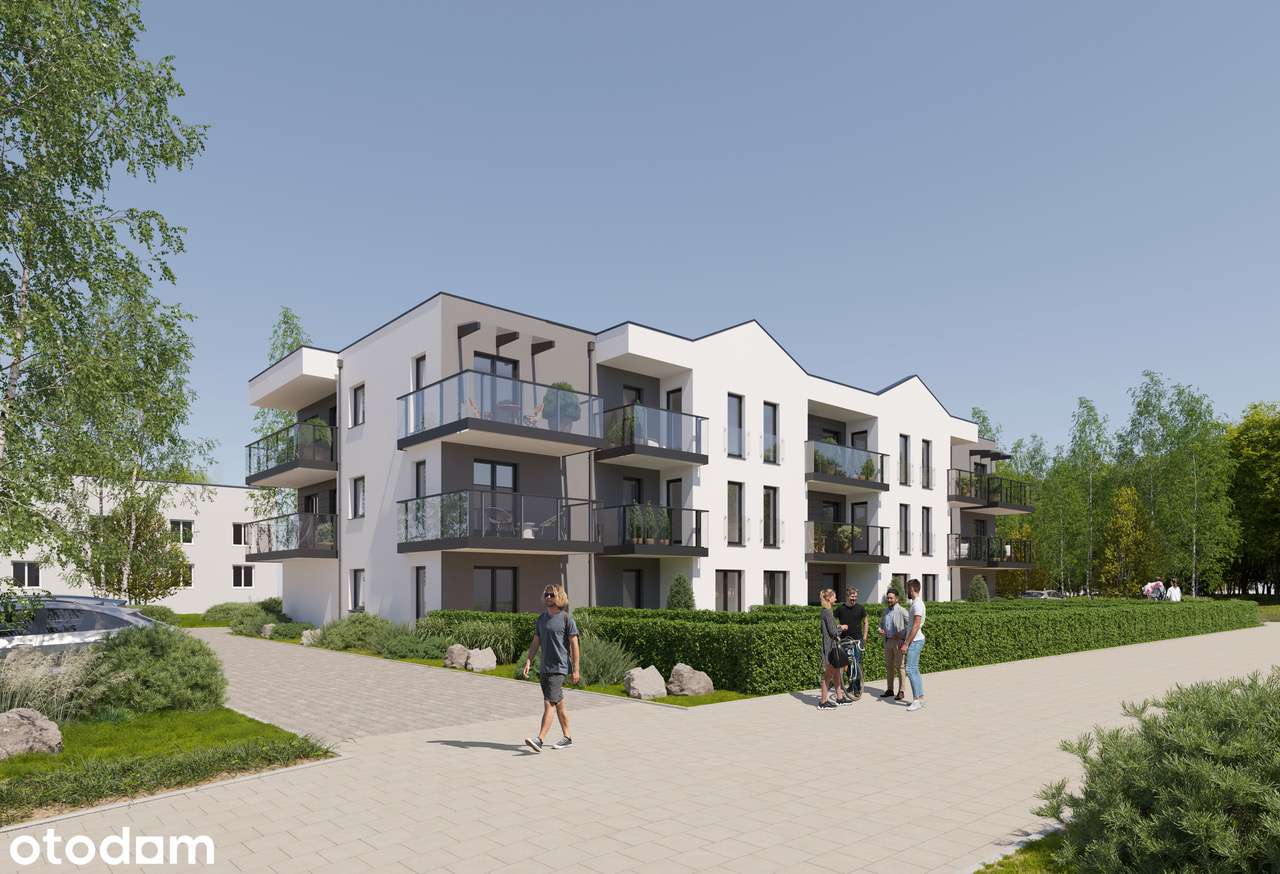 3-pokojowy apartament inwestycyjny 42m2 + balkon