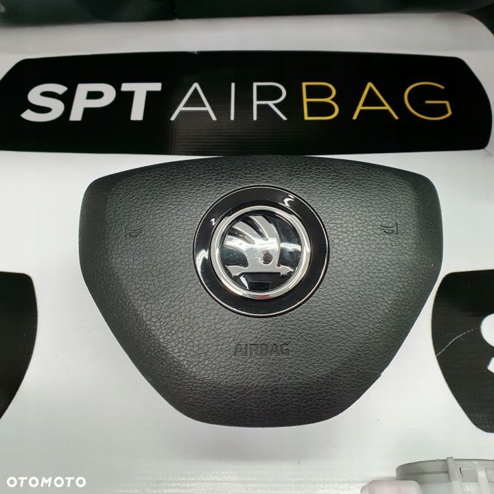 SKODA OCTAVIA III 3 5E0 LIFT DESKA ROZDZIELCZA KONSOLA KOKPIT PULPIT PODUSZKI AIRBAG AIR BAG PASY KIT SET - 6