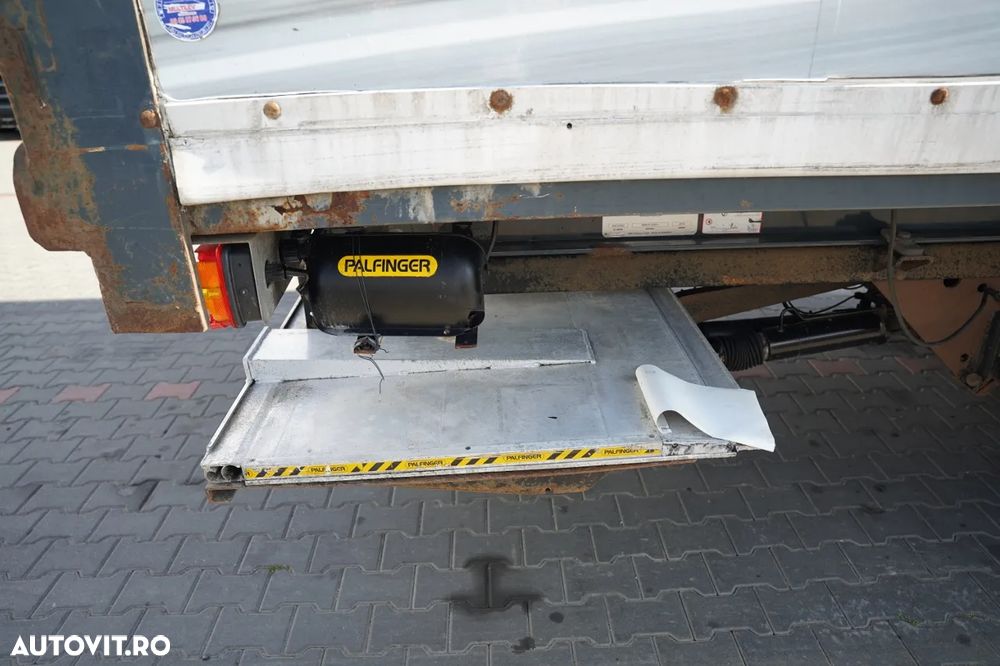 LeciTrailer CONTAINER / ELEVATOR PALFINGER 2.500 KG / AXĂ RIDICATĂ / OBLOANĂ RULANTĂ - 14
