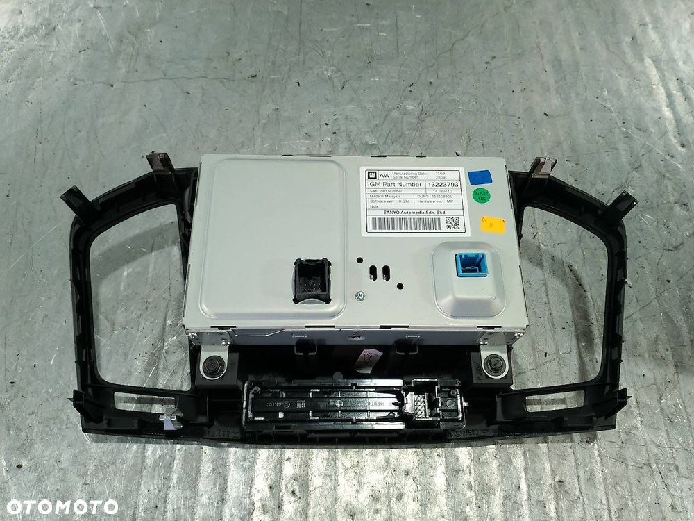 RADIO CD NAVI OPEL INSIGNIA 13337253  13223793  13273256 - 6