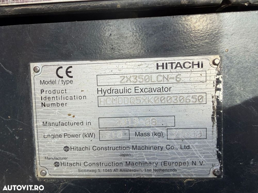Hitachi ZX350 Excavator - 7
