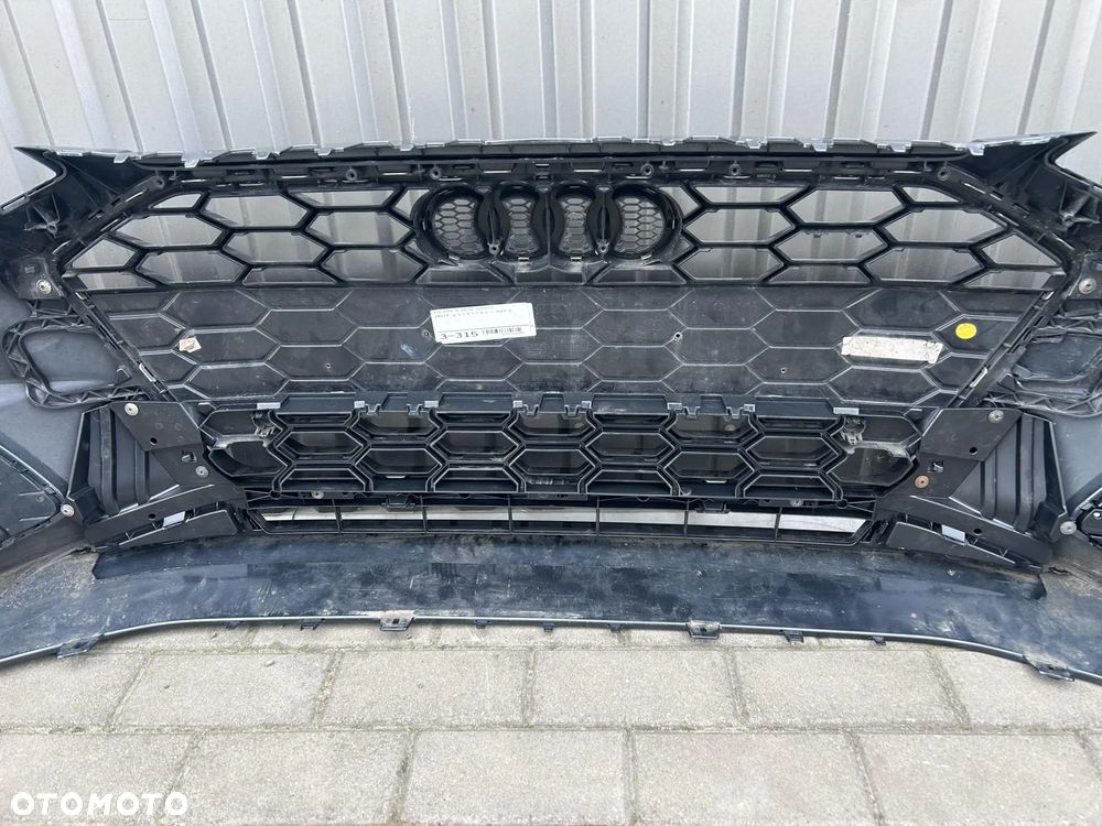 Audi A4 B9 Lift 2019- Zderzak Przedni Przód S Line Daytona Gray LZ7S 4xPDC - 12