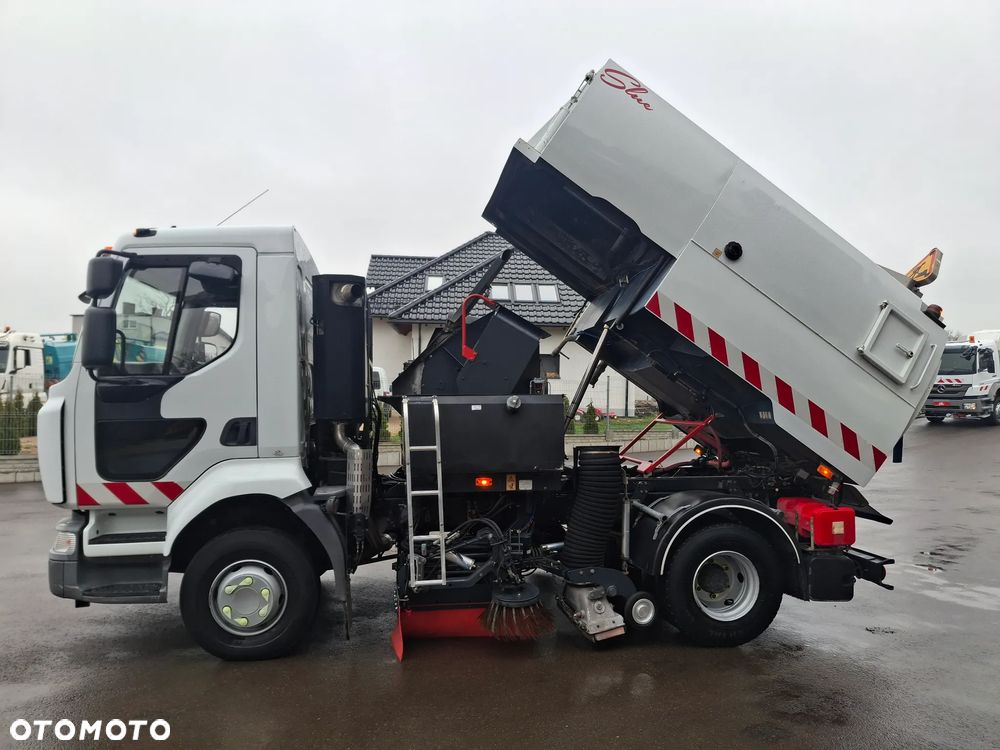 Renault Midlum 220 Zamiatarka Johnston 2 Silniki Szczotki L/R Obie Strony 2010r Przebieg 116 tyś km - 25