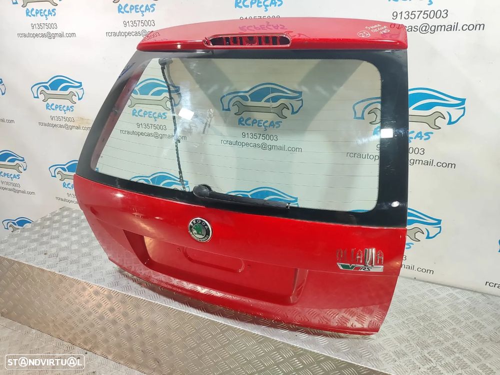 Porta Tampa Mala Skoda Octavia 2 II Carrinha 1Z5 VRS Fecho Puxador - 6