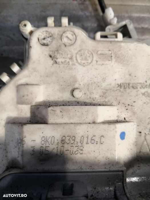 broasca Încuietoare Ușa Audi a4 b8 dreapta spate - 3