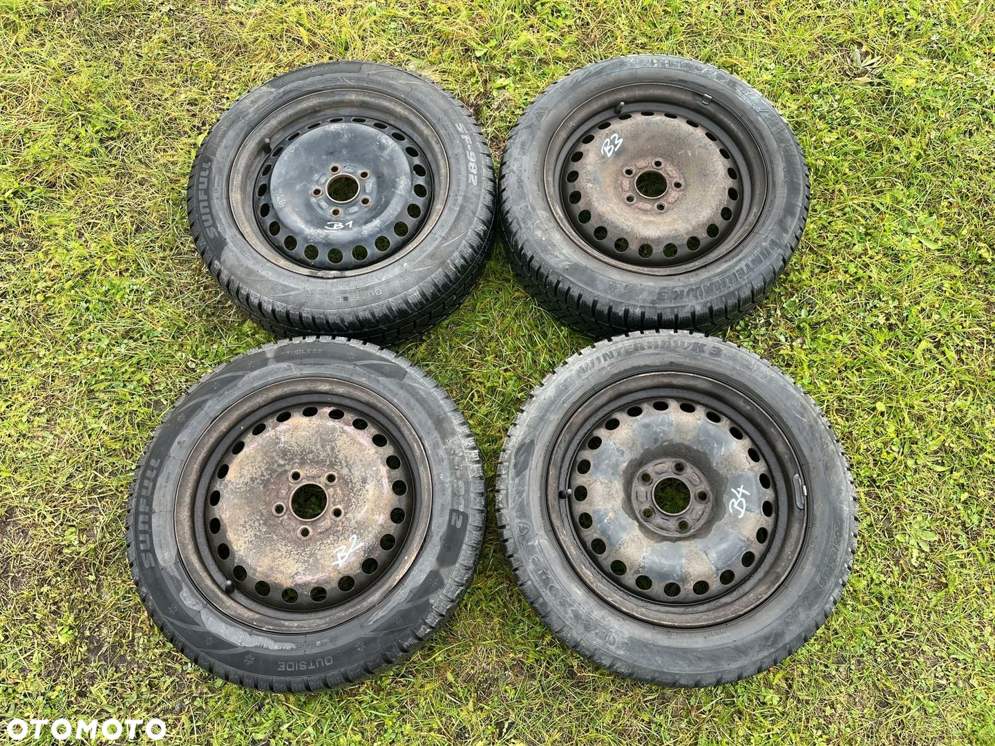 Felgi stalowe Ford 16" Opony zimowe Komplet 4 sztuki - 13