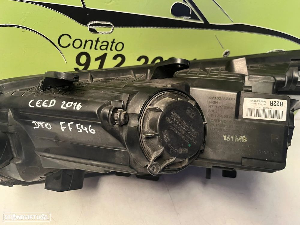 Kia Ceed II (JD) - FAROL LED DIREITO - FF546 - 8