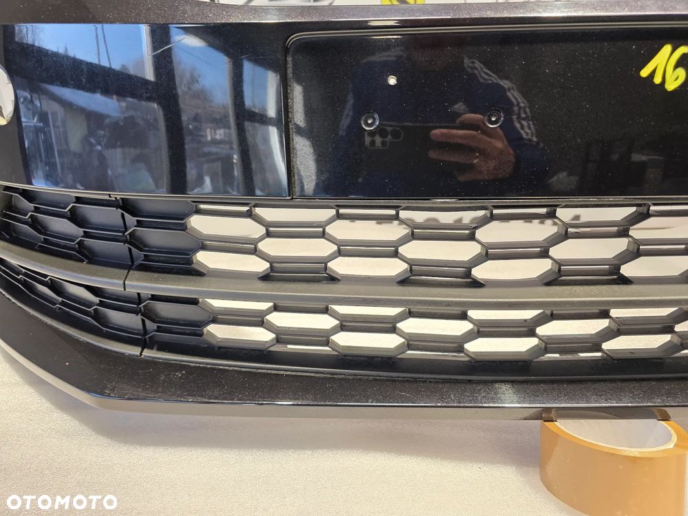 SKODA OCTAVIA 3 III LIFT 16- 5E0 ZDERZAK PRZEDNI PRZÓD NA SPRYSKI , BEZ PDC + KOMPLET KRATEK , NR 5E0807221N , NR AUKCJI NZ1677 - 12