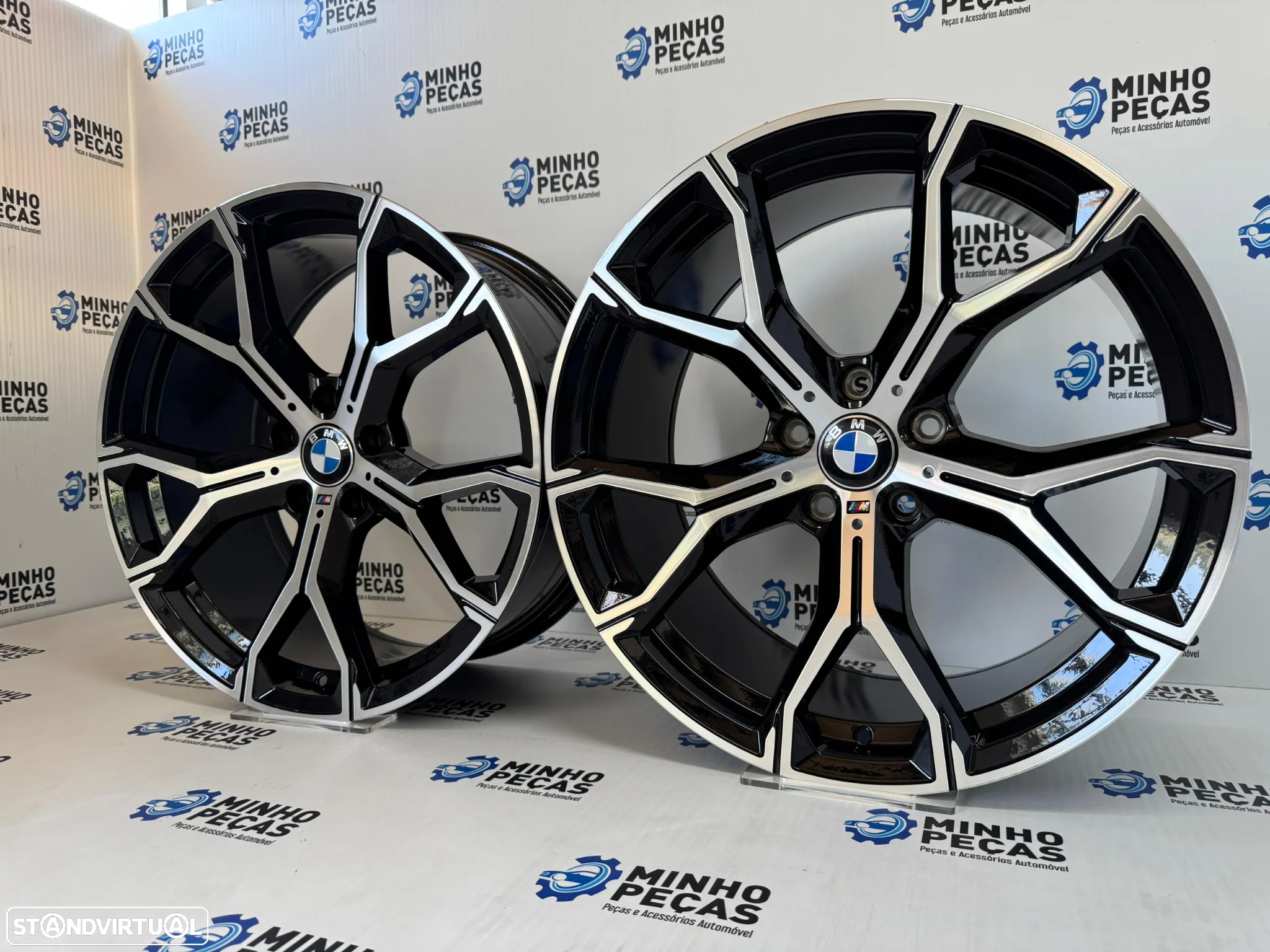 Jantes Look BMW X6 M em 20 (5x120) Preto e Polido - 2
