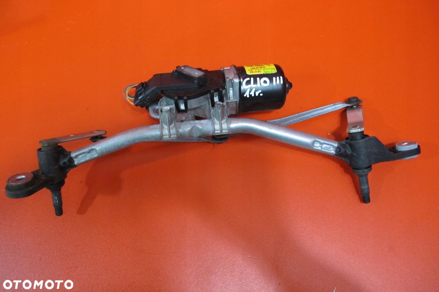 RENAULT CLIO 3 III SILNICZEK MECHANIZM WYCIERACZEK PRZÓD 05-12 EUROPA - 1