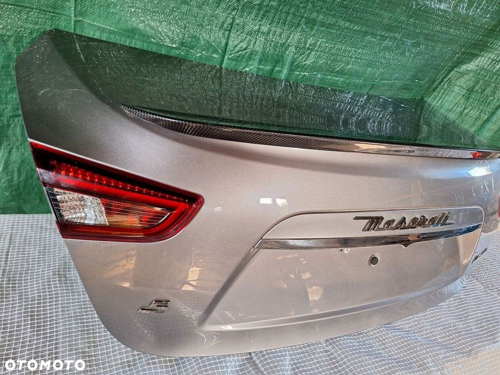 maserati ghibli III m157 2013- klapa tyl tylna kpl. lotka carbon demontaz - 2