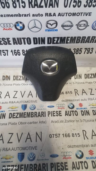 Airbag Volan Mazda 6 Dezmembrez Mazda 6 Livram Oriunde In Tara - 2