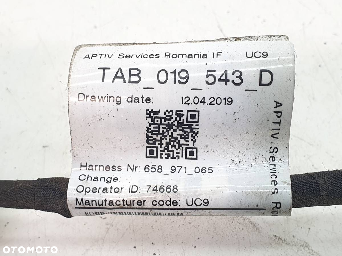 WIĄZKA PDC TYŁ TYLNA CZUJNIKI PARKOWANIA SKODA KAMIQ 658971065 5Q0919275B - 5