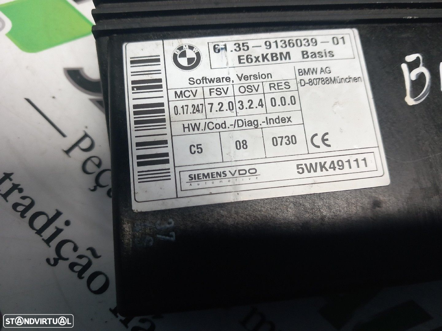 Módulo Eletrónico Bmw 5 (E60) - 4