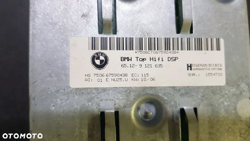 wzmacniacz harman bmw e60 e61 e63 e90 e92 9121635 - 4