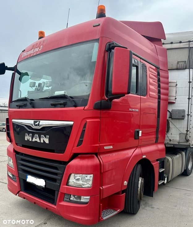 MAN TGX 18.500 XLX AUTOMAT SPOJLERY KLIMA WEBASTO OPONY:90% 698000km 2xALUTANK ACC SKÓRA NAVI EURO 6 2018 ŁADNY - 2