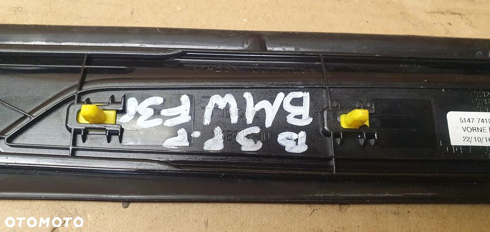 Listwa progowa progu lewy prawy przód tył BMW 3 F30 7410460 - 13