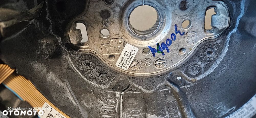 Kierownica skórzana multifunkcyjna łopatki VW Passat B6 2007r 3C0419091 - 12