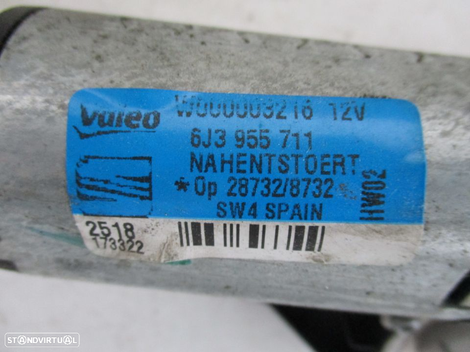 Motor Limpa Vidros Trás Seat Ibiza 6J 2009 a 2015 - 2