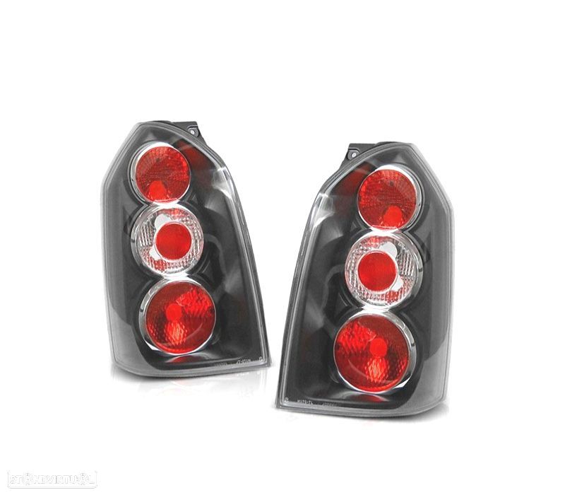 FAROLINS TRASEIROS HYUNDAI TUCSON 04-10 PRETO - 1