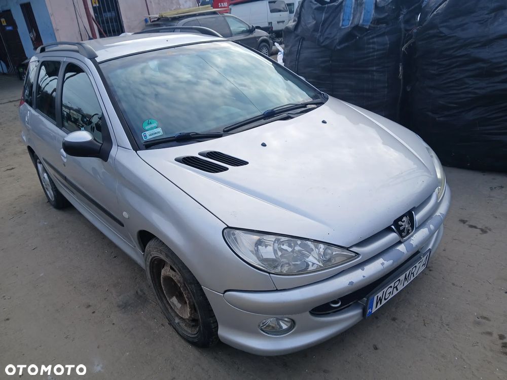 peugeot 206 sw EZR maska zderzak lampa grill błotnik drzwi zbiornik paliwa szyba lusterko - 1