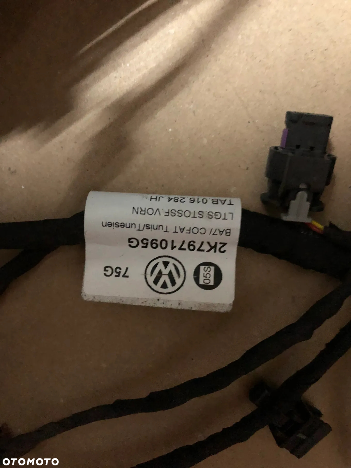instalacja wiązka pdc zderzaka przód 2K7971095G VW CADDY V - 3
