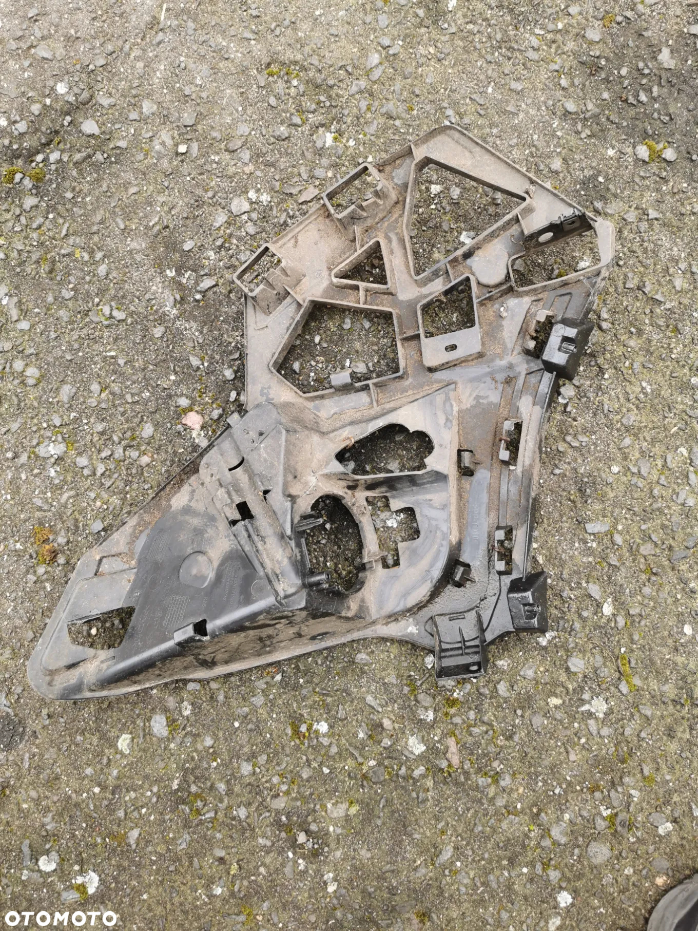 Renault Scenic III Ślizg zderzaka lewy przód mocowanie - 2