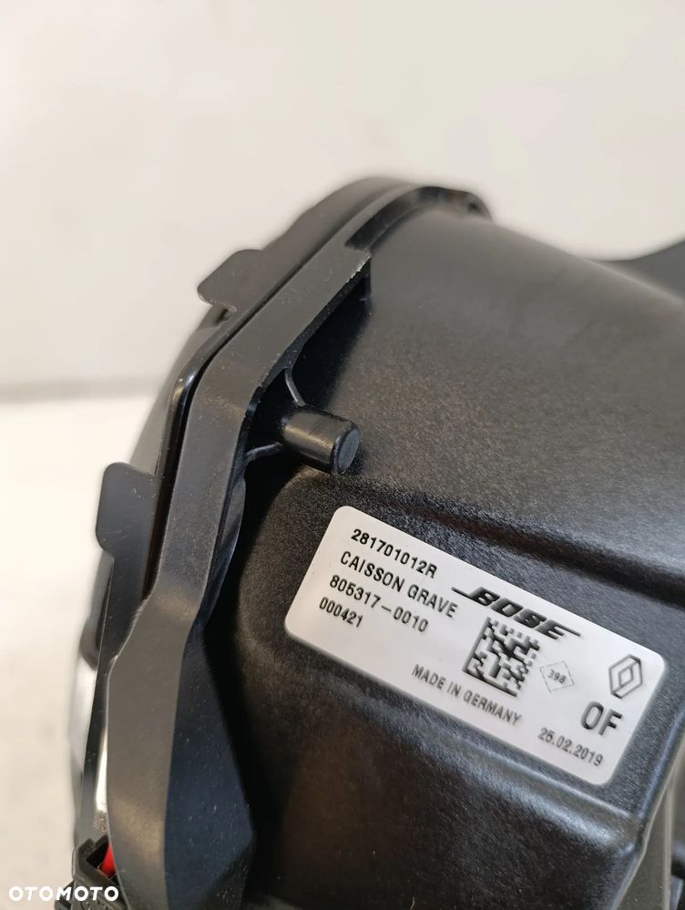 Głośnik subwoofer niskotonowy bose Renault Captur II 2 - 6
