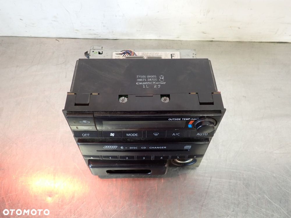 PANEL STEROWANIA NAWIEWU KLIMATYZACJI NISSAN X-TRAIL I   27500-8H301    28184-4M566 - 2