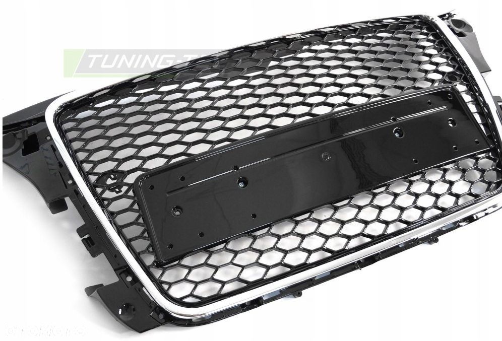 Atrapa Grill Kratka Plaster miodu chrom czarn RS look Audi A3 8p Lift 2008- - 3