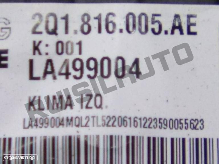 Caixa Sofagem 2q097_1566a Seat Arona (kj) [2017_2024] 1.0 Tsi - 7