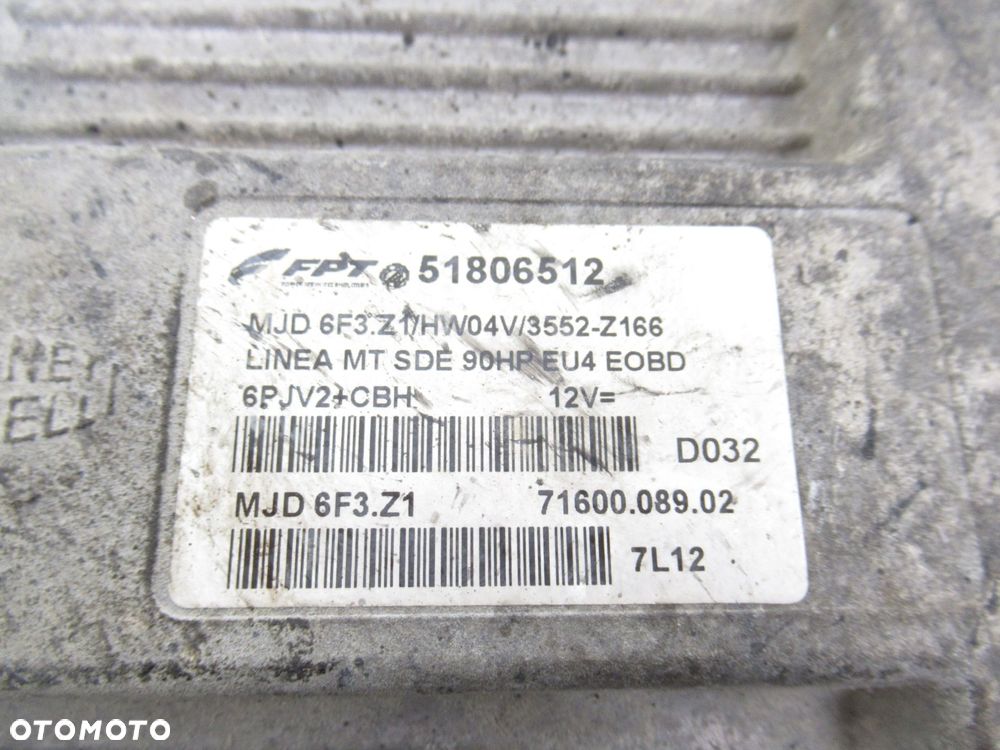 STEROWNIK FIAT LINEA 1.3 D Multijet 51806512 MJD6F3Z1 7160008902 - 2